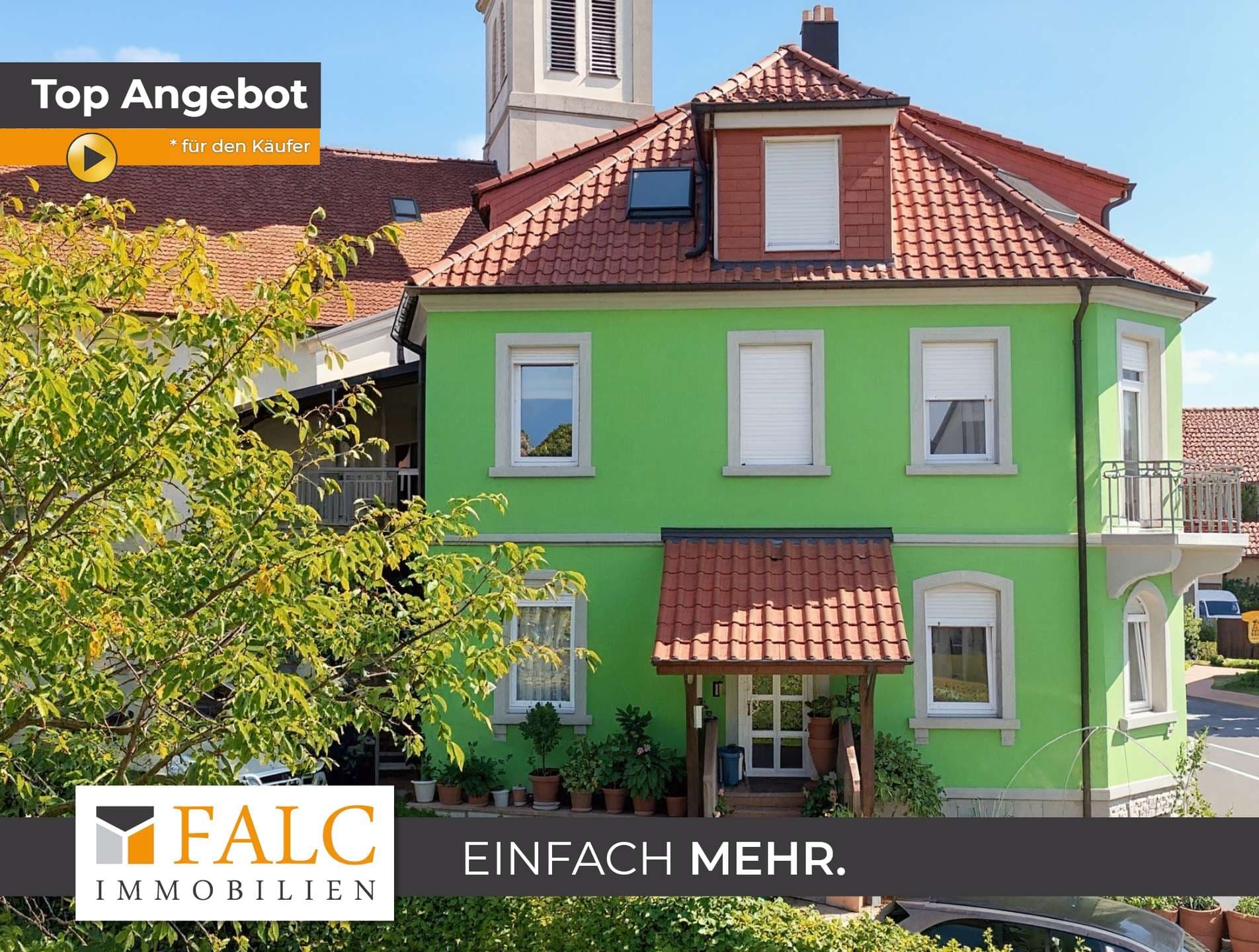 Mehrfamilienhaus mit drei Wohnungen, Garage, Werkstatt & separaten Gartenflächen