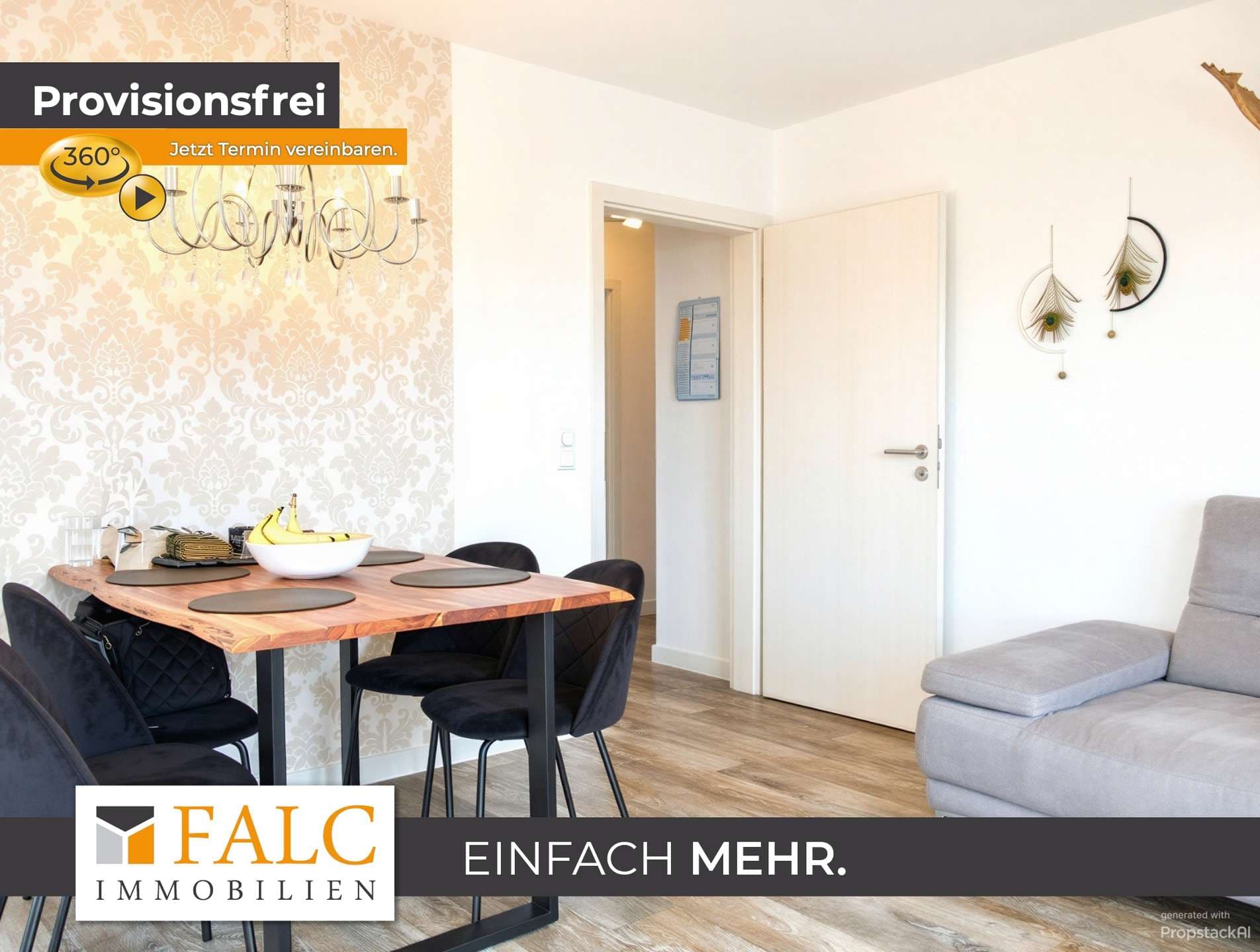 Einfach Mehr: Top 2-Zimmer-DG-Wohnung, modernisiert, EBK, Balkon, Garage. Ruhige Wohnlage.