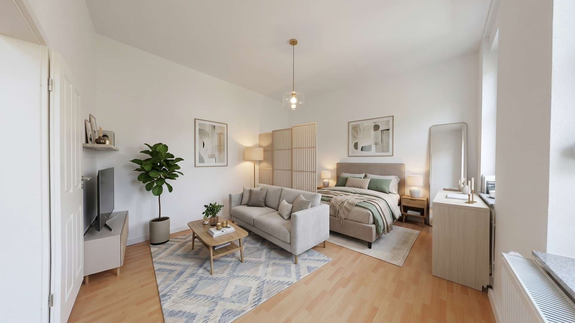 Wohnen mit Geschichte: Charaktervolle 1,5-Zimmer-Wohnung im Altbau
