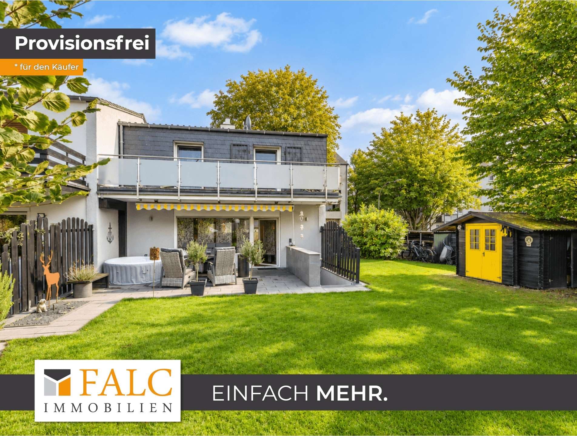 Familienglück in Dortmund-Holzen – modernisiertes Reihenendhaus mit Garten auf Kaufgrundstück