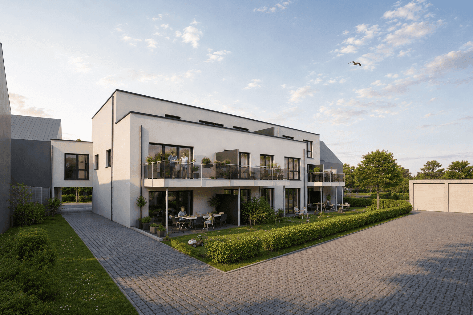 Neubau mit KFW 298-EH55 - Vollvermietet