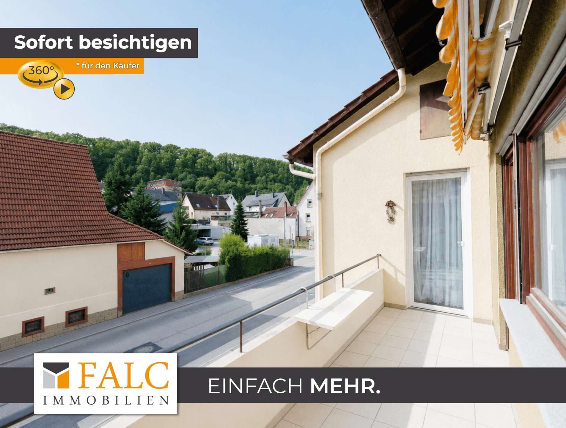 Attraktives Wohnhaus mit Balkon und vielseitigem Nutzungspotenzial in Zentraler Lage von Enzberg