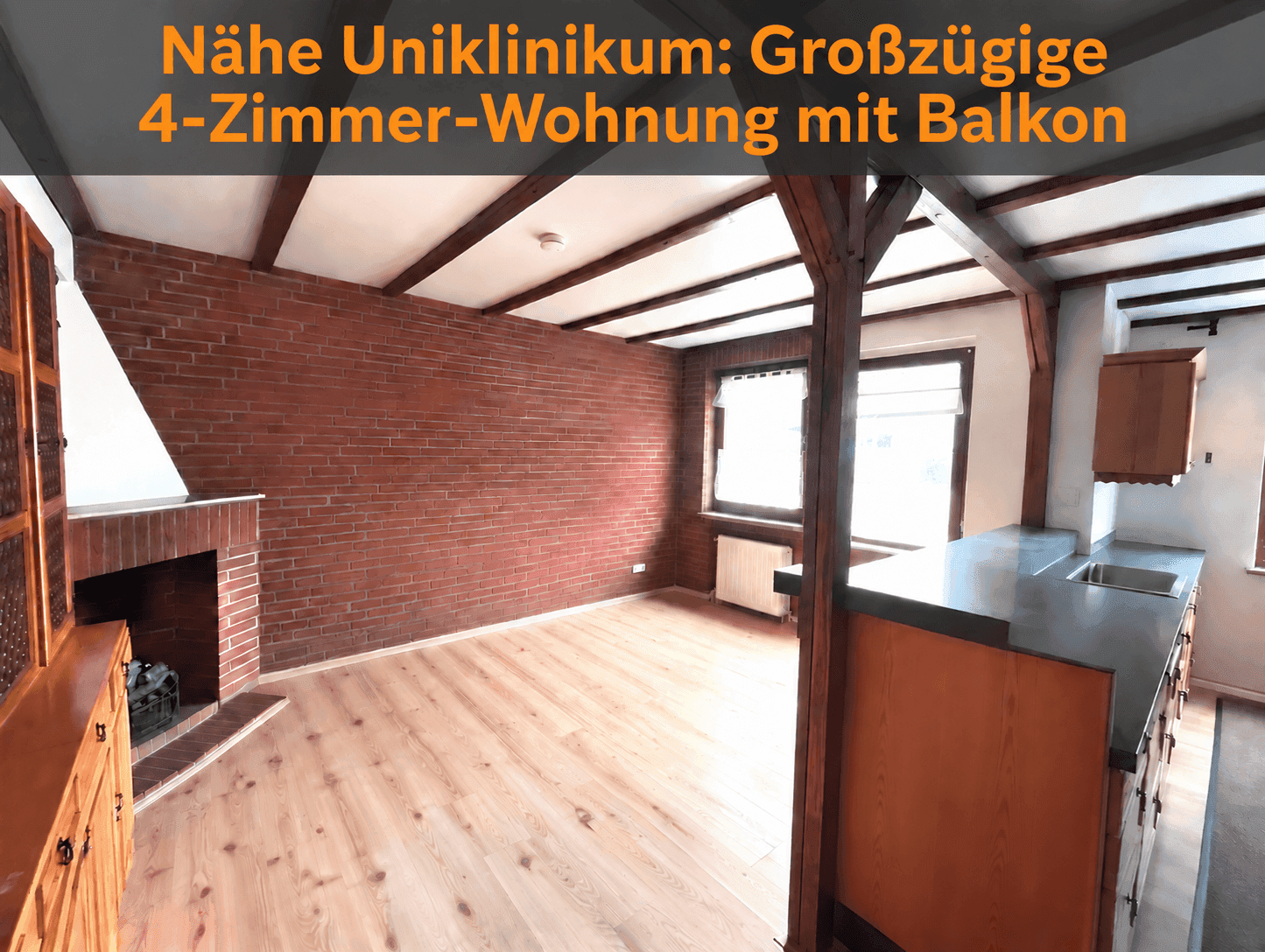 Nähe Uniklinikum: Großzügige 4-Zimmer-Wohnung mit Balkon