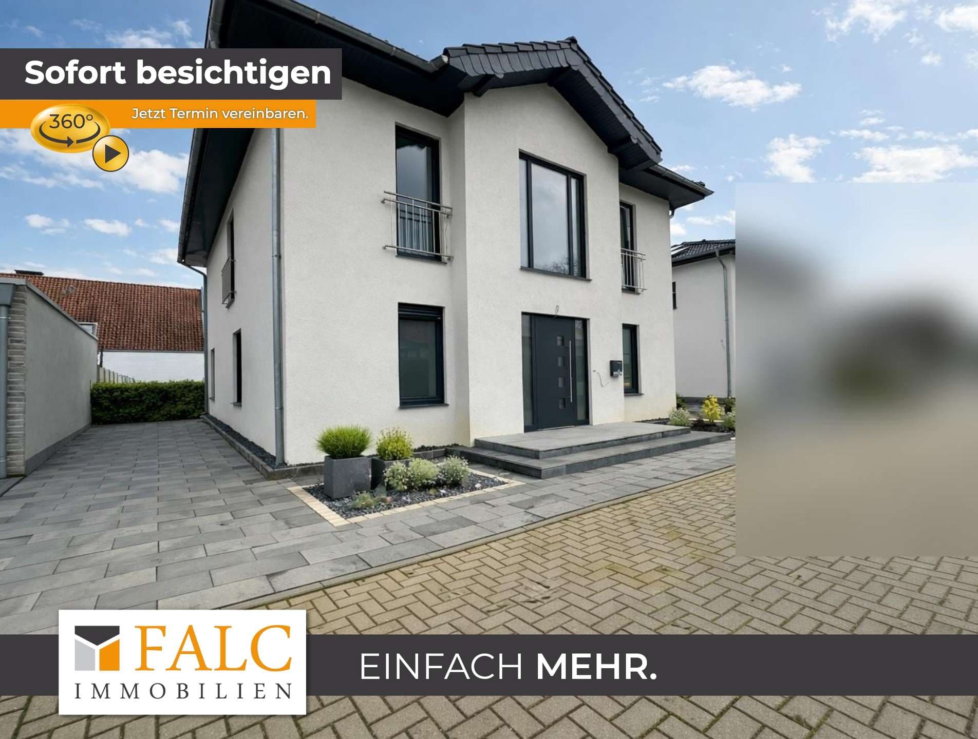 „Neubau - Keine Stangenware: High-End Galeriehaus mit fertig angelegter Aussenanlage“