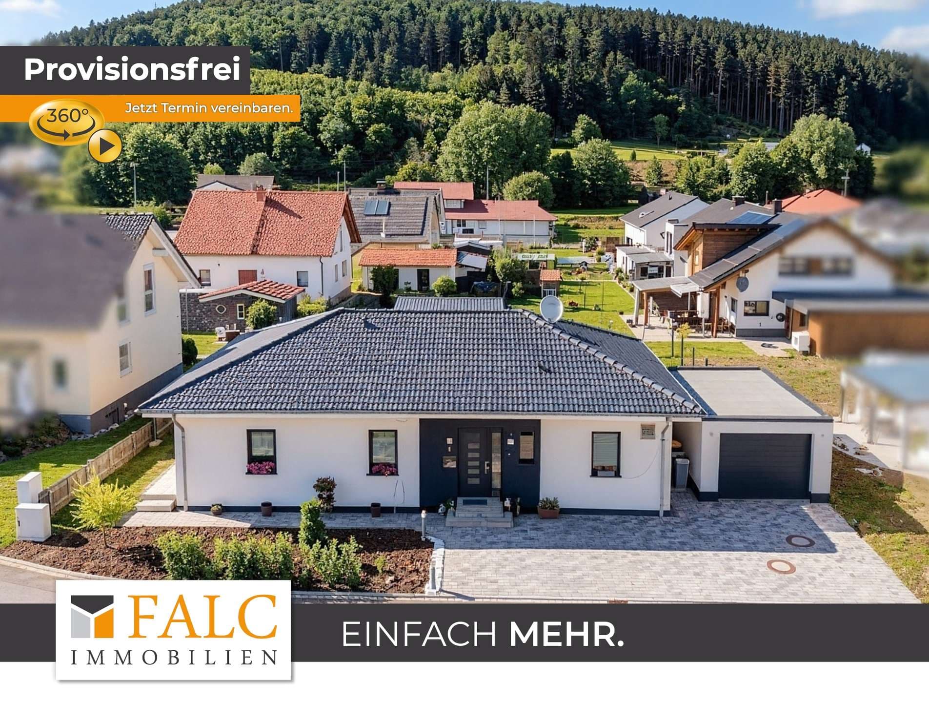 Provisionsfrei: Bungalow Bj. 2020 mit Wärmepumpe und Garage, Geisingen-Aulfingen