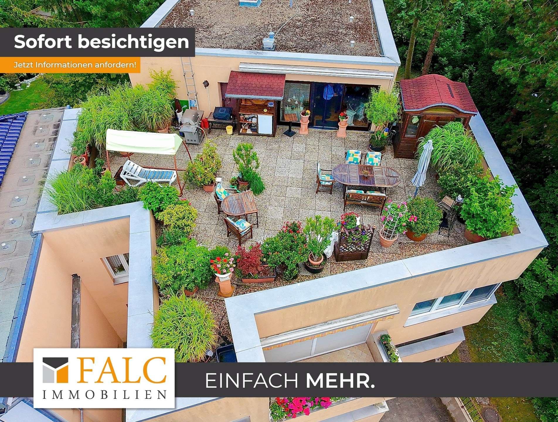 Lichterfelde: Vermietete Dachgeschosswohnung mit großzügigem Dachgarten!