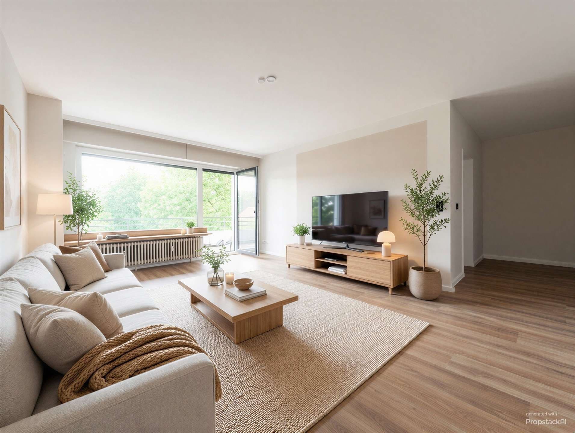 Charmante Wohnung mit parkähnlichem Gartenblick in Hillerheide!