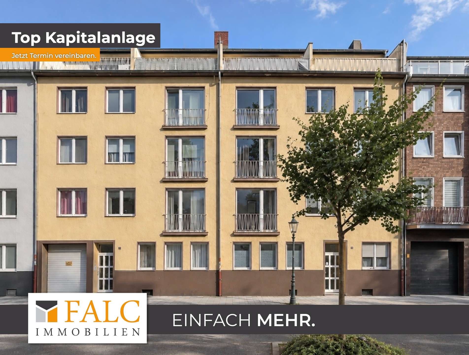 Ideal für Kapitalanleger! Gepflegte 2-Zimmer-Wohnung in zentraler Lage von Düsseldorf
