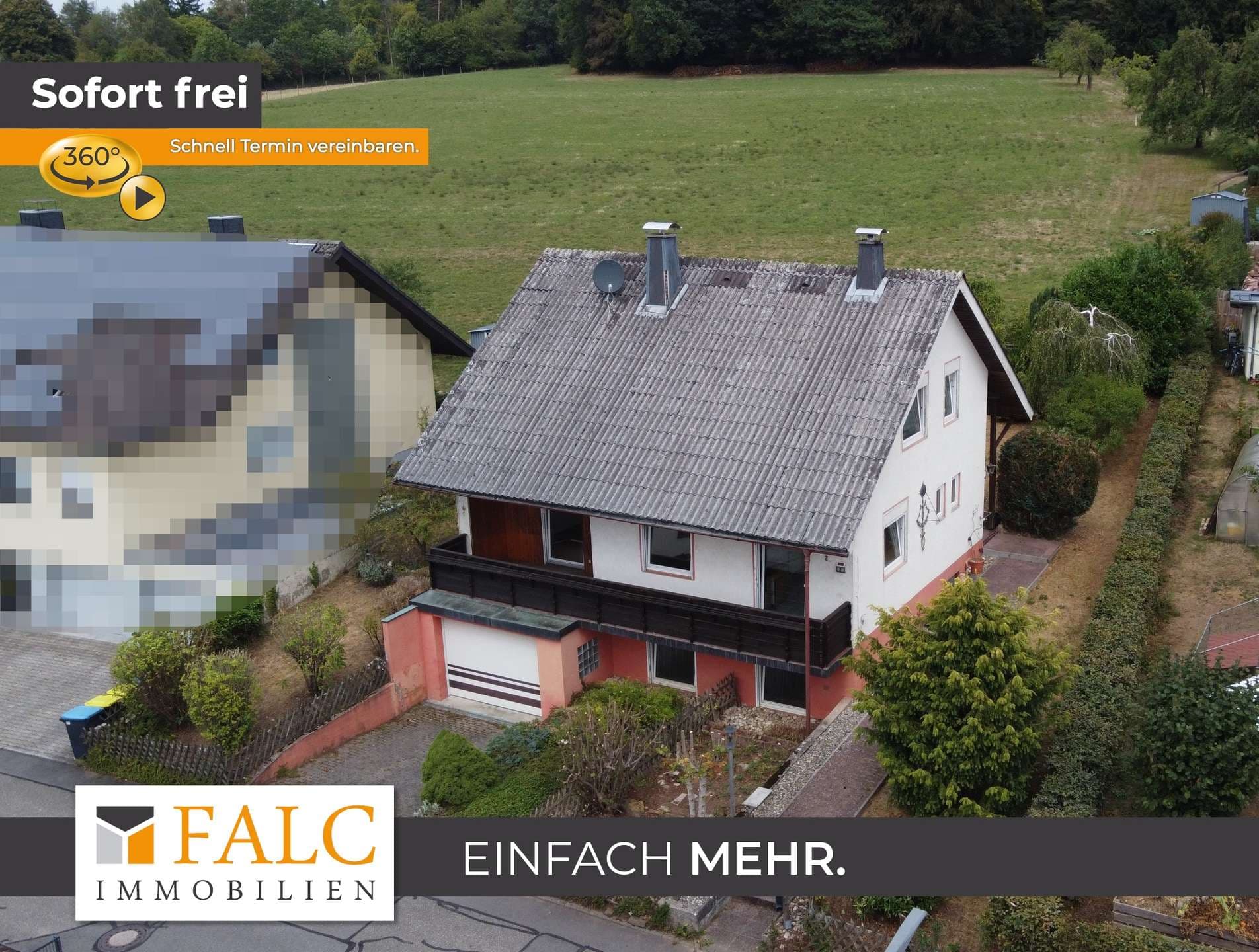 Einfamilienhaus mit großem Garten in ruhiger Sackgassenlage am Feldrand