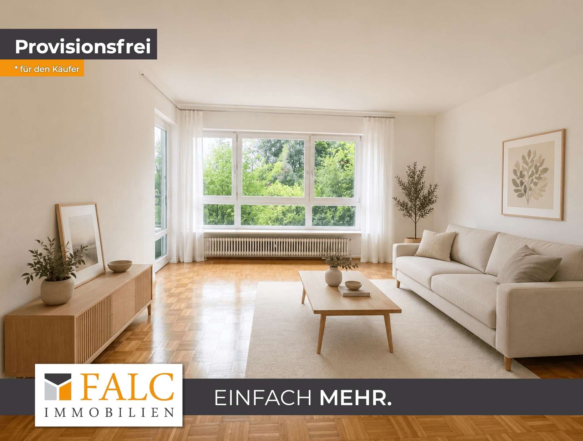 Platz für eigene Ideen: Leerstehende 3-Raum-Wohnung mit Balkon & Garage