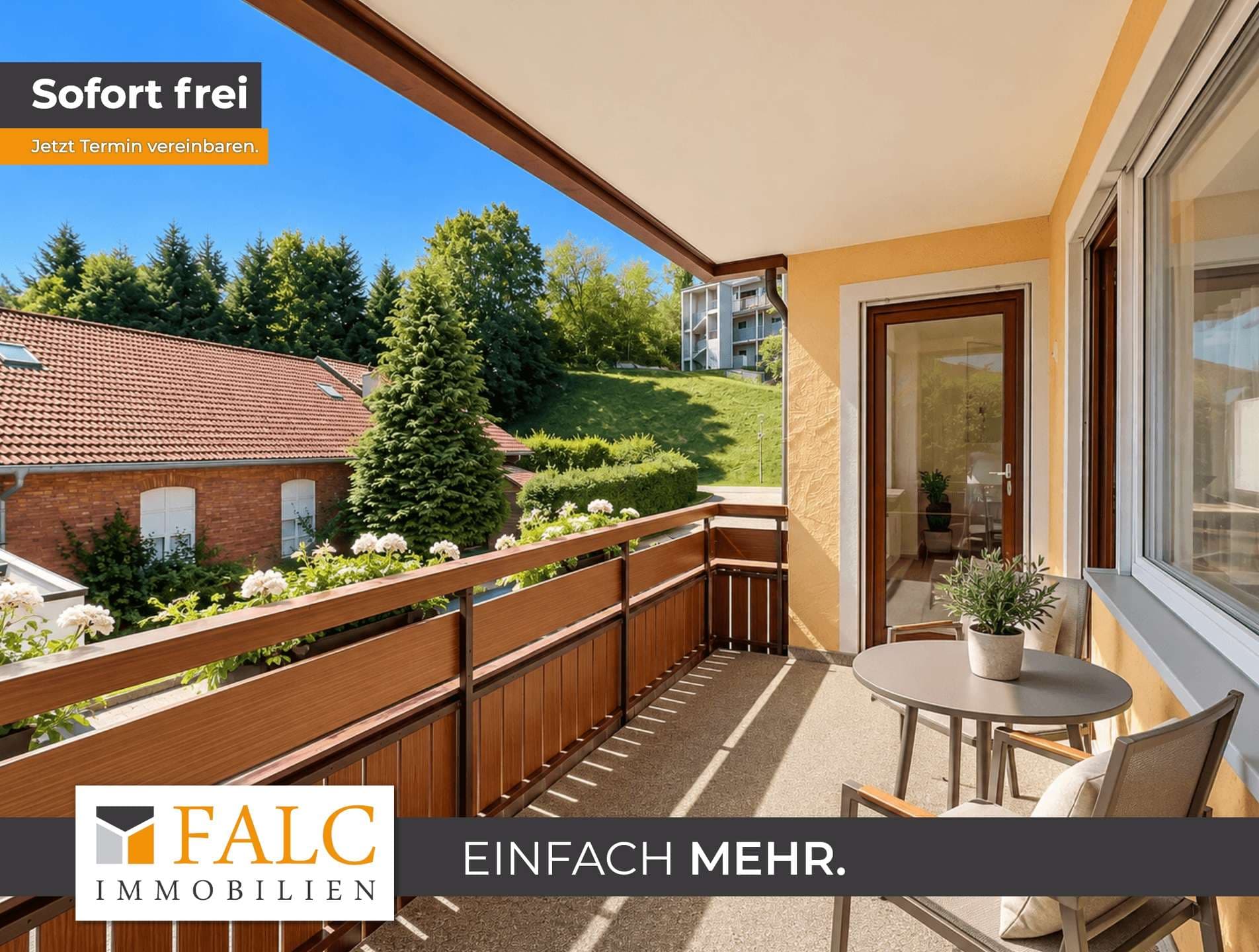 Wohnen am Kurpark – 2-Zimmer-Wohnung mit Balkon & Garage in Scheidegg