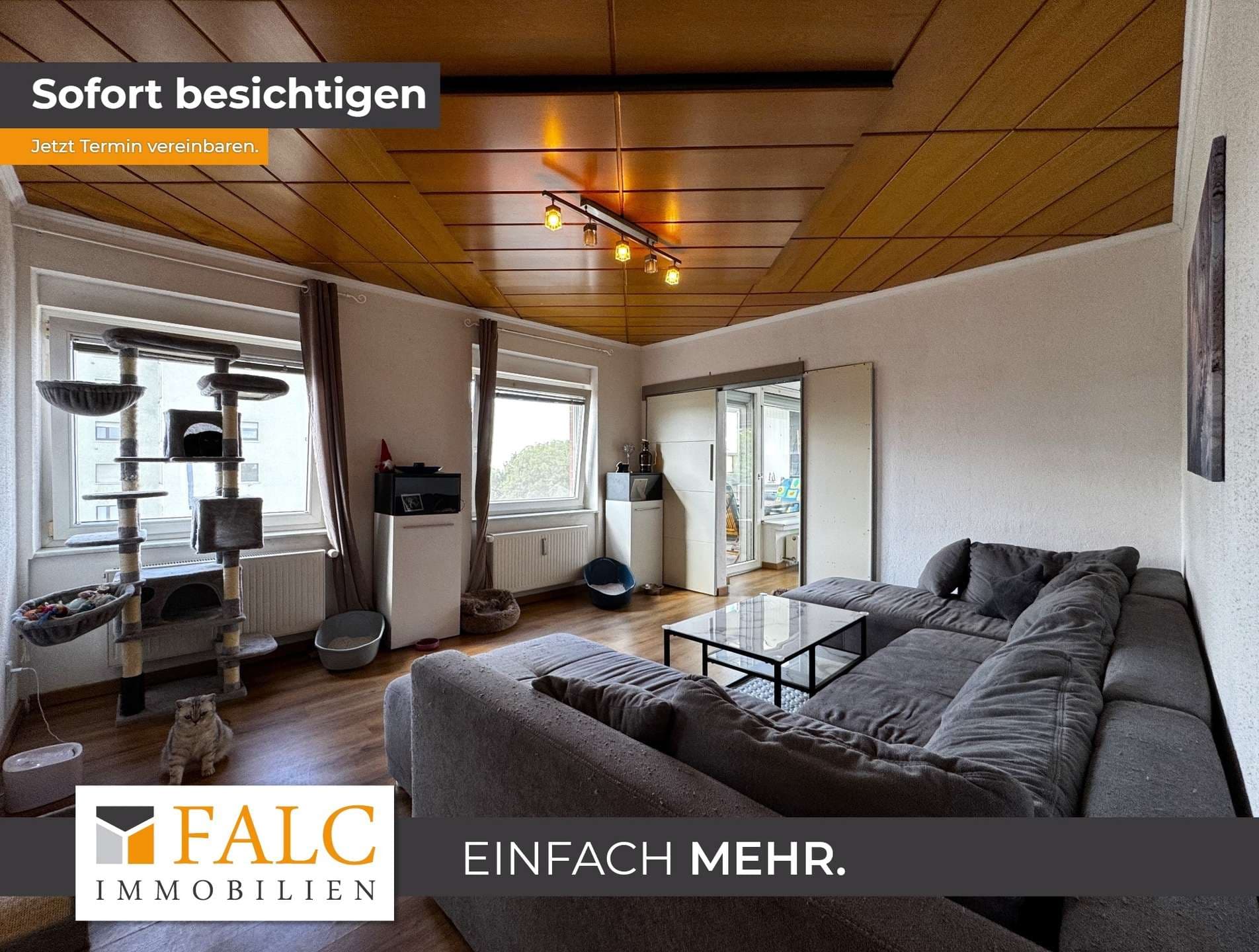 Dülmen: Vermietete 3-Zimmer-Wohnung mit Loggia, Kellerraum und Stellplatz