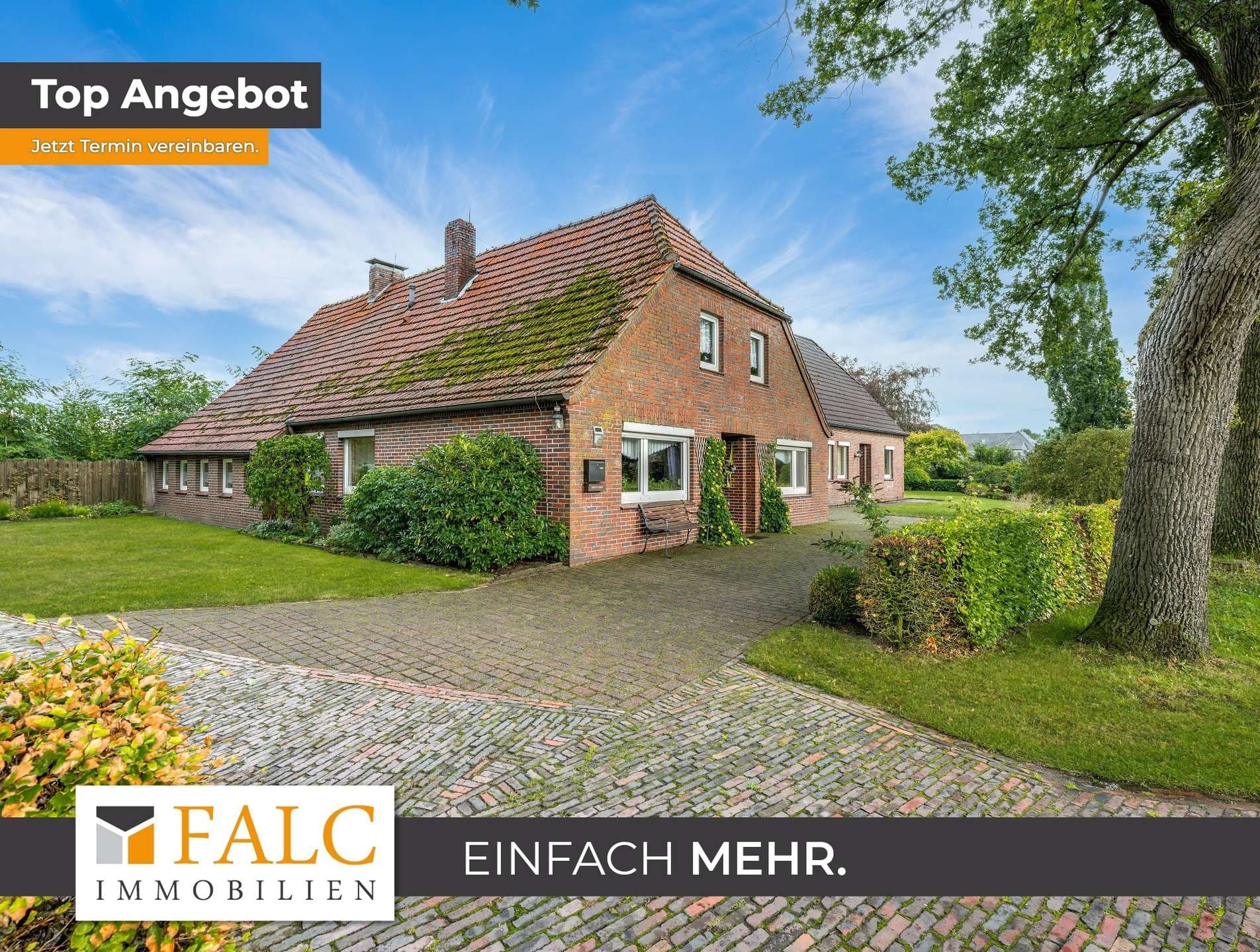 Charaktervoller Resthof in Westerstede-Felde – ca. 3.118 m² Grundstück und vielseitige Möglichkeiten