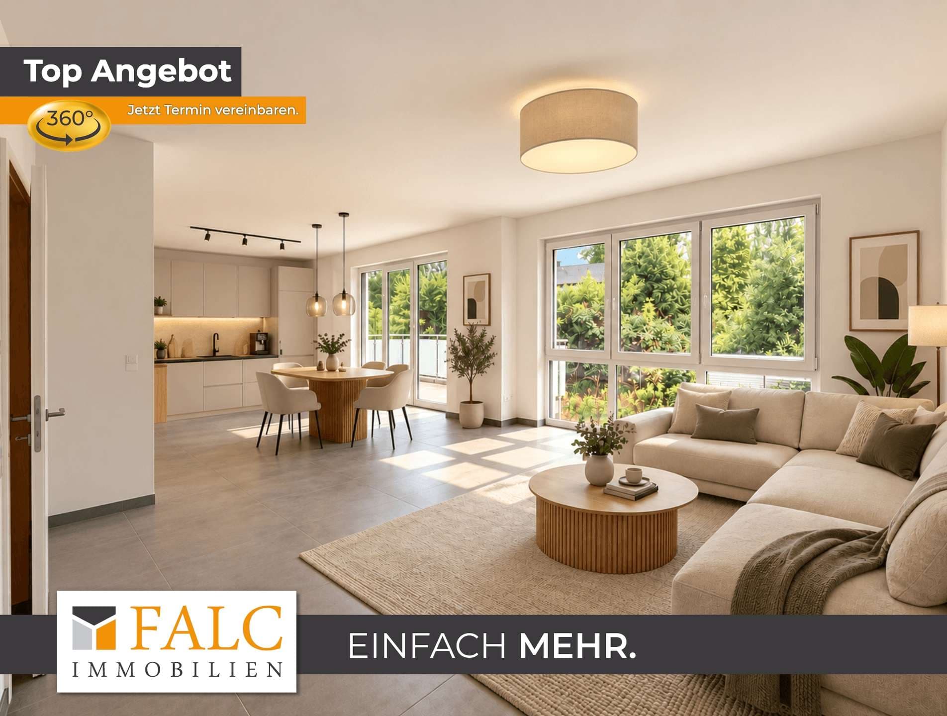 4-Zimmer-Wohnung mit Südostbalkon
