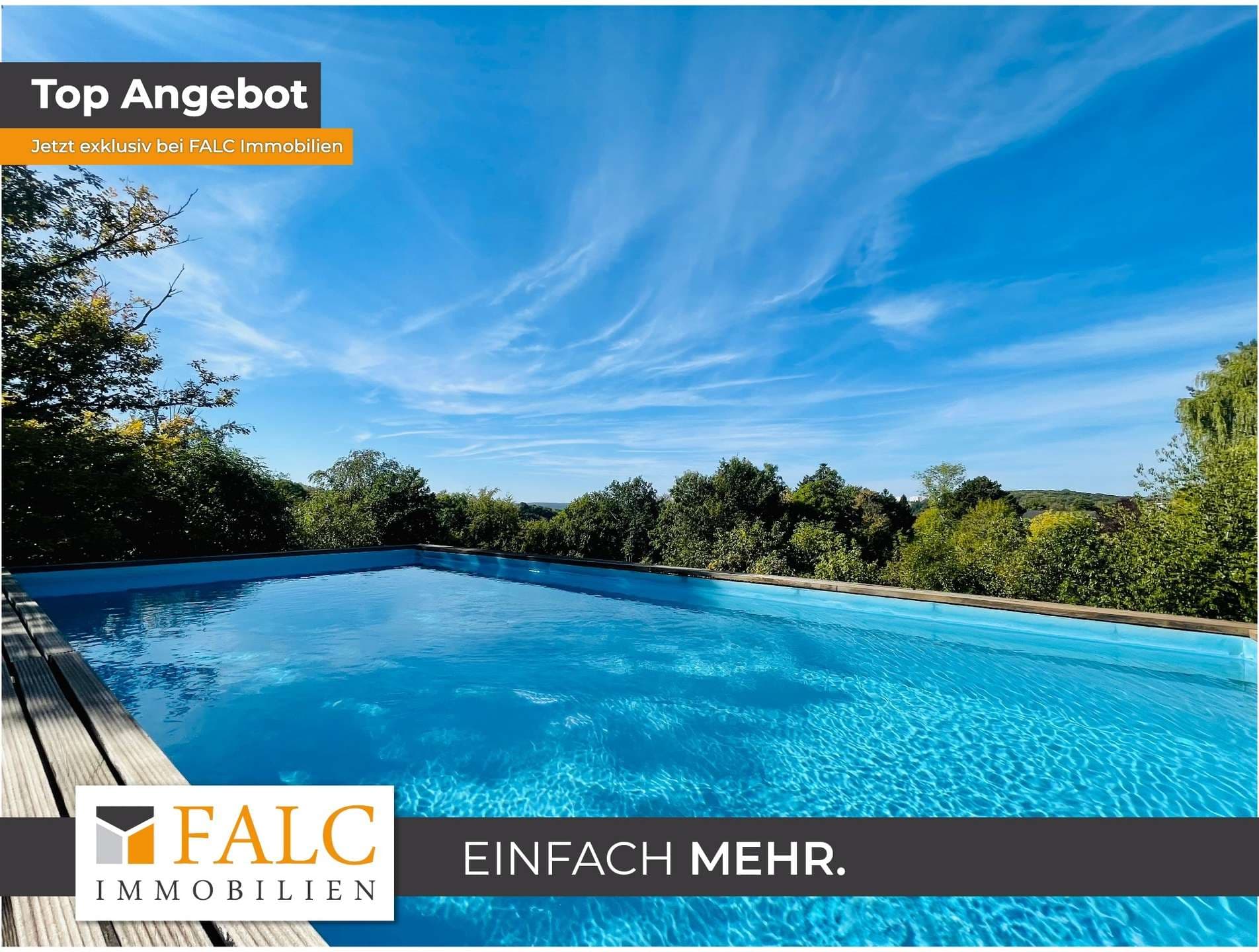 Wohnen im Grünen mit Pool