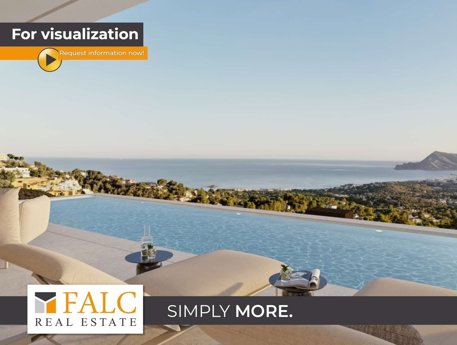 Villa in Altea - Ein Meisterwerk mediterraner Lebensart mit Meerblick, Infinity-Pool und Seebrise !
