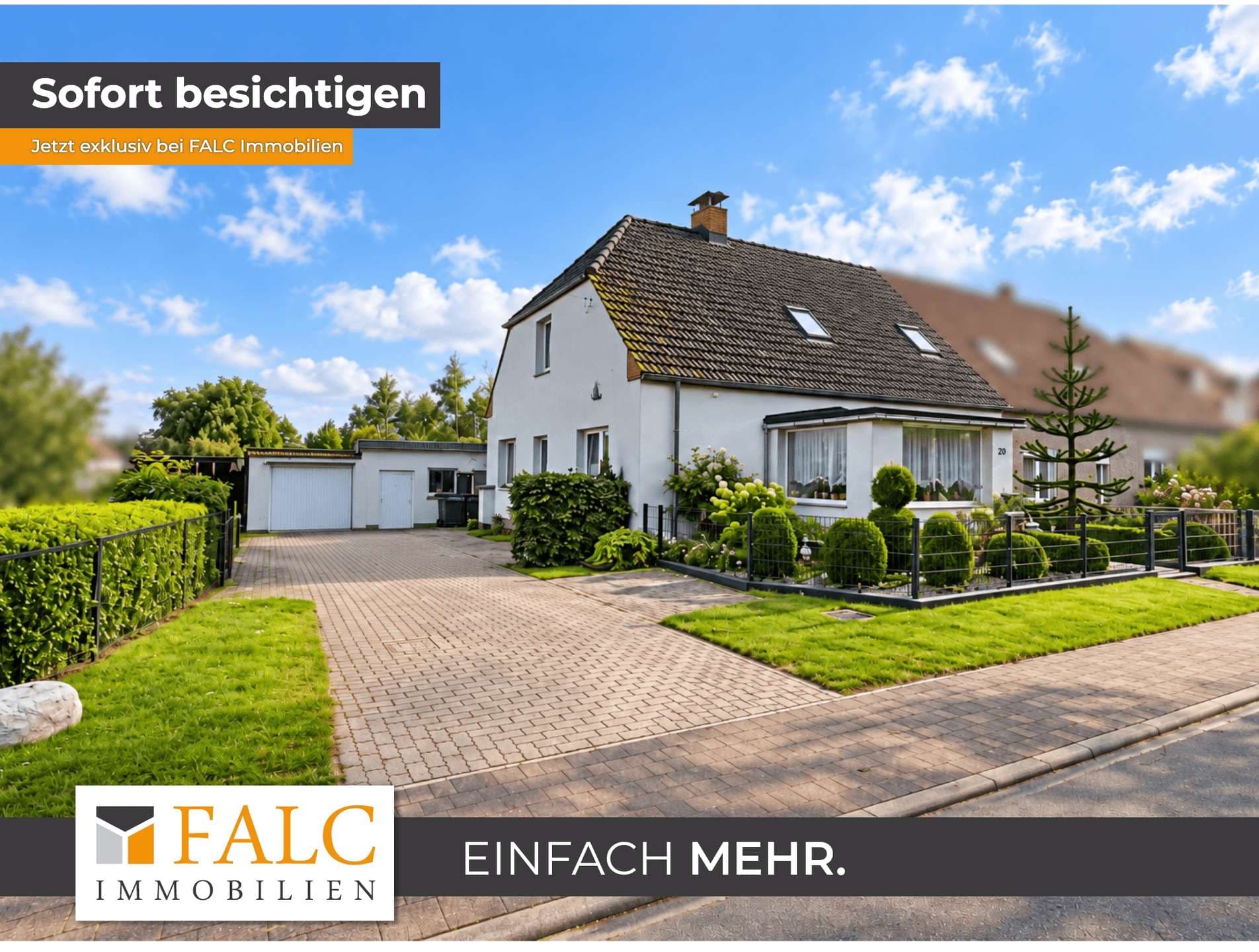 ***Wohnen am Dorfteich – Doppelhaushälfte mit großem Grundstück und Nebengebäuden***
