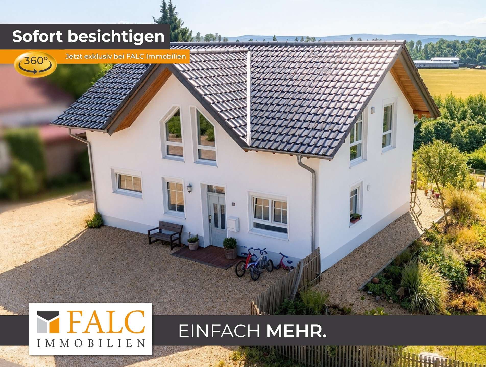 Ein Zuhause mit Weitblick – Einfamilienhaus mit großem Garten und traumhafter Aussicht