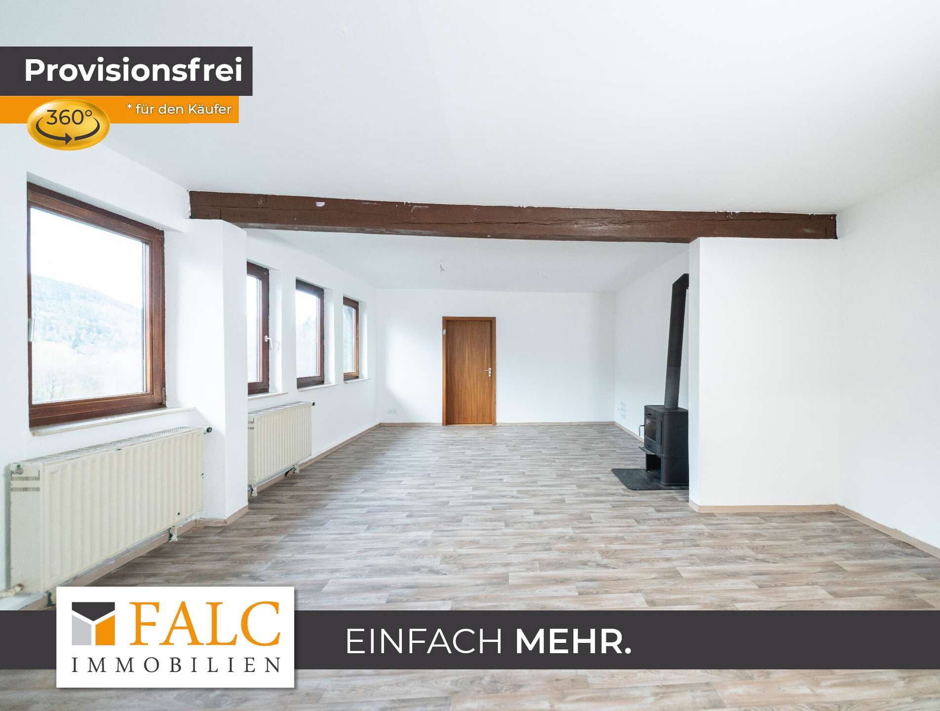 Naturnahe 4- Zimmerwohnung mit Ausblick ins Grüne