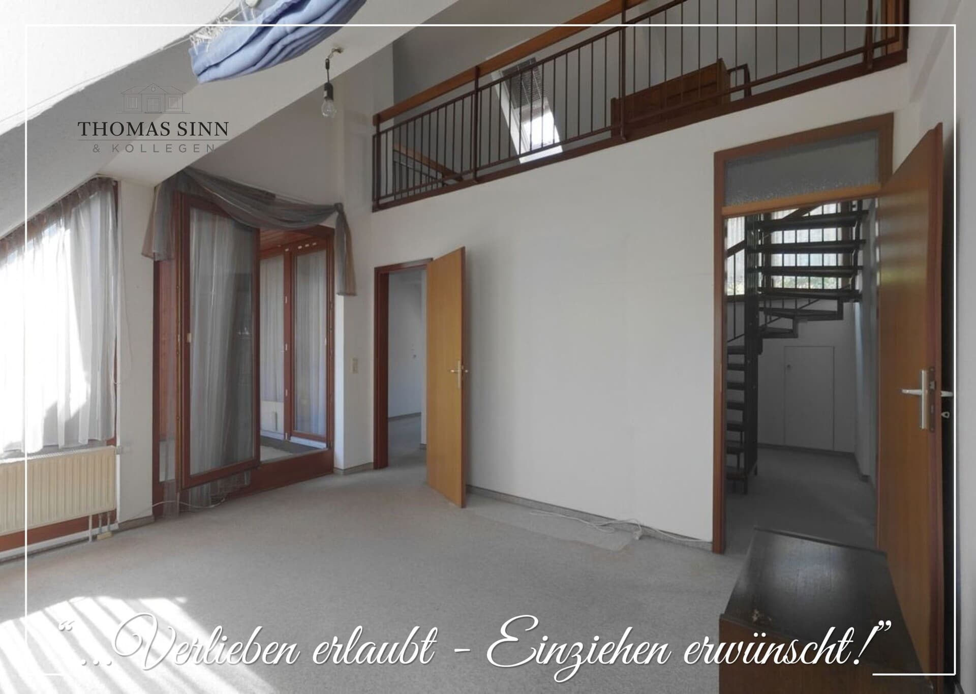 Attraktive Maisonettewohnung
4 Zimmer - Dachloggia - TG-Platz
Durchrenovieren und Einziehen
