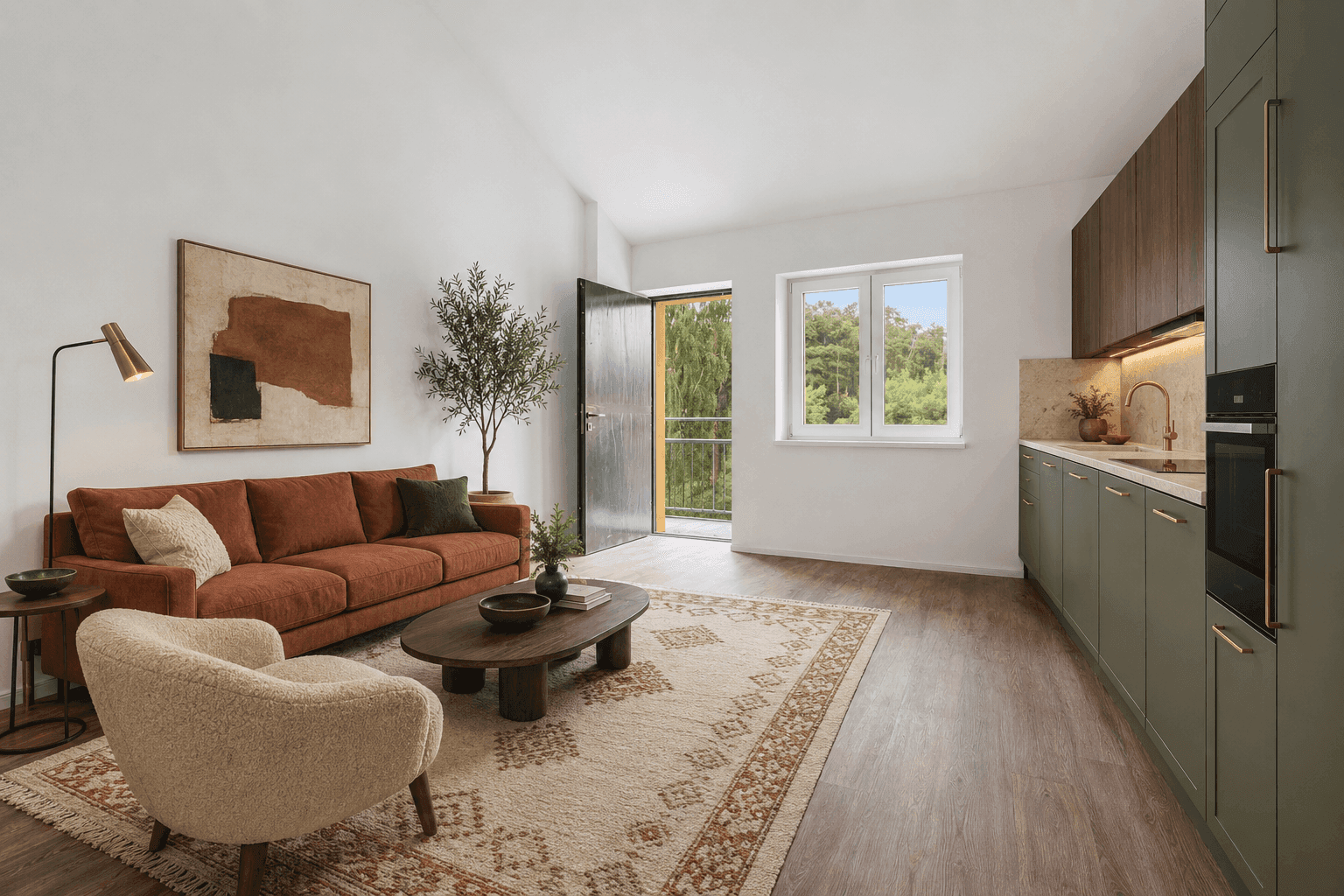 Effizientes Zwei-Zimmer-Apartment mit Balkon und niedrigem Einstiegspreis!