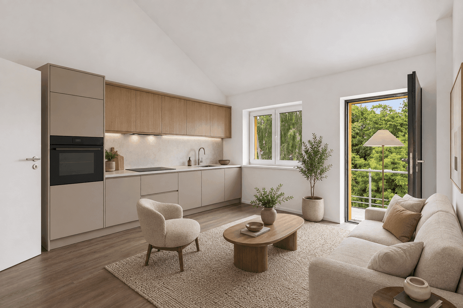 Kompakte Zwei-Zimmer-Wohnung in angenehmer Obergeschosslage!