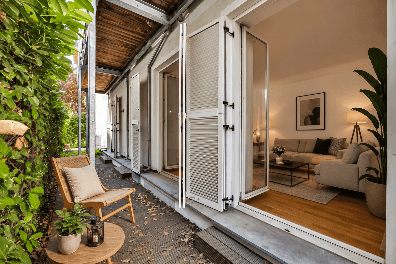 Lichtdurchflutete 3-Zimmer-Erdgeschosswohnung mit großer Terrasse
