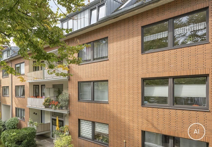 Gepflegte 3-Zimmer-Eigentumswohnung mit drei Balkonen in Düsseldorf-Rath