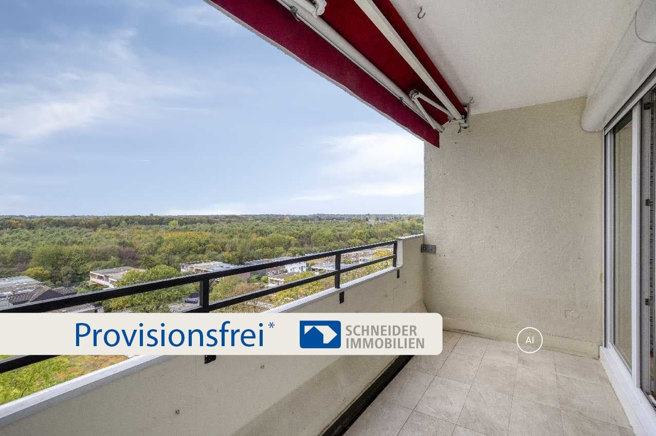 Helle 3-Zimmer-Eigentumswohnung mit Fernblick ins Grüne in Ratingen-West