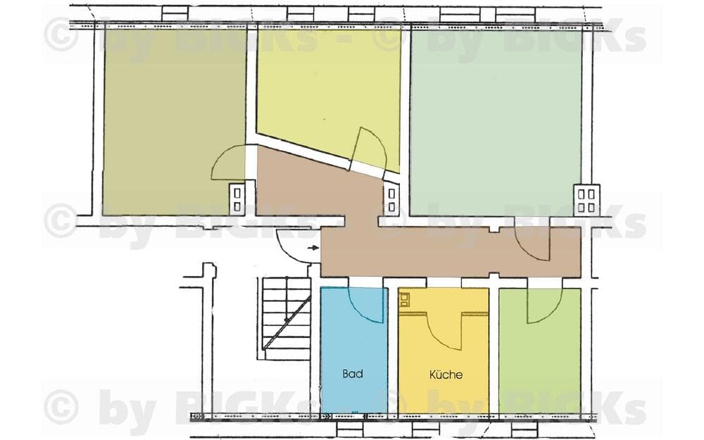 BIGKs: Suhl - Lautenberg - 4 Raum Wohnung Suhl,sep.Küche,Wannenbad, Balkon (-;)