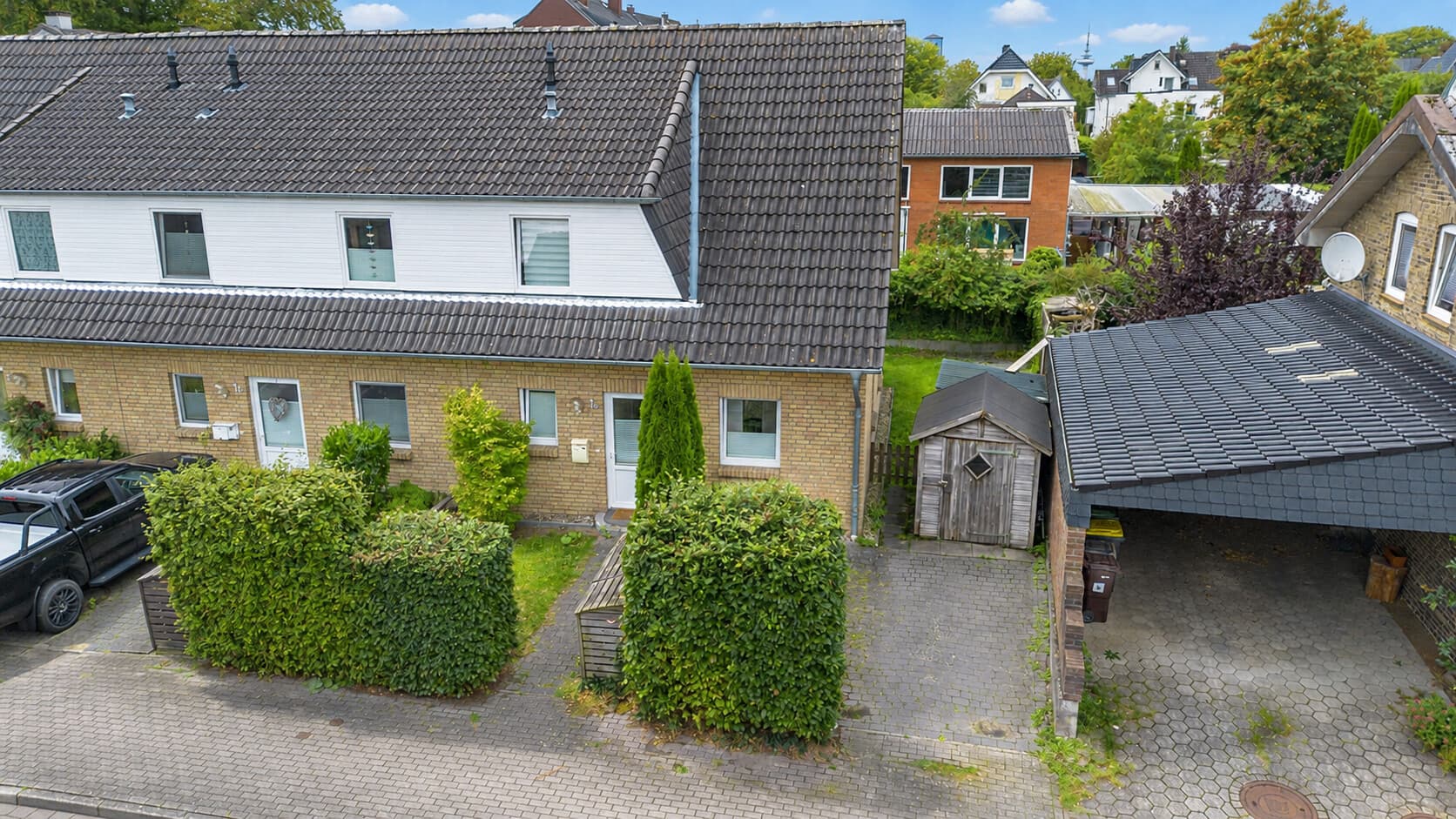 Familienfreundliches Reihenendhaus mit Garten und Fußbodenheizung in zentraler Lage