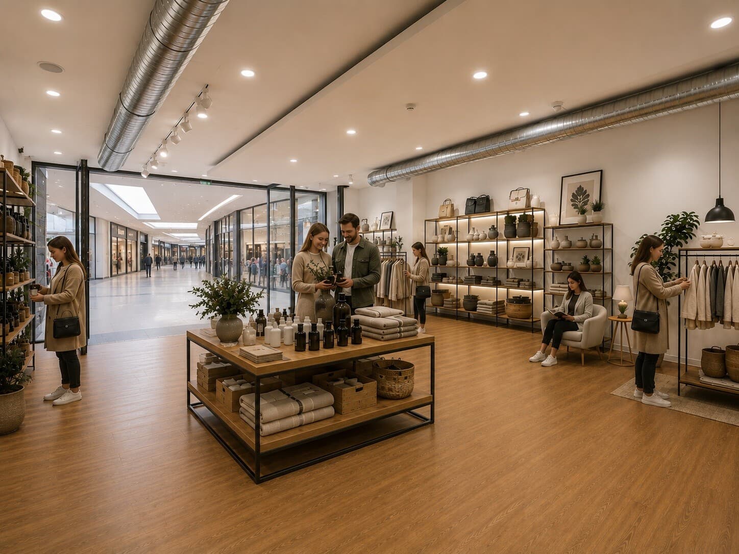 FLEXIBEL GESTALTBAR – CA. 328 M² VERKAUFSFLÄCHE IM SCHWANENMARKT KREFELD ZU MIETEN!
