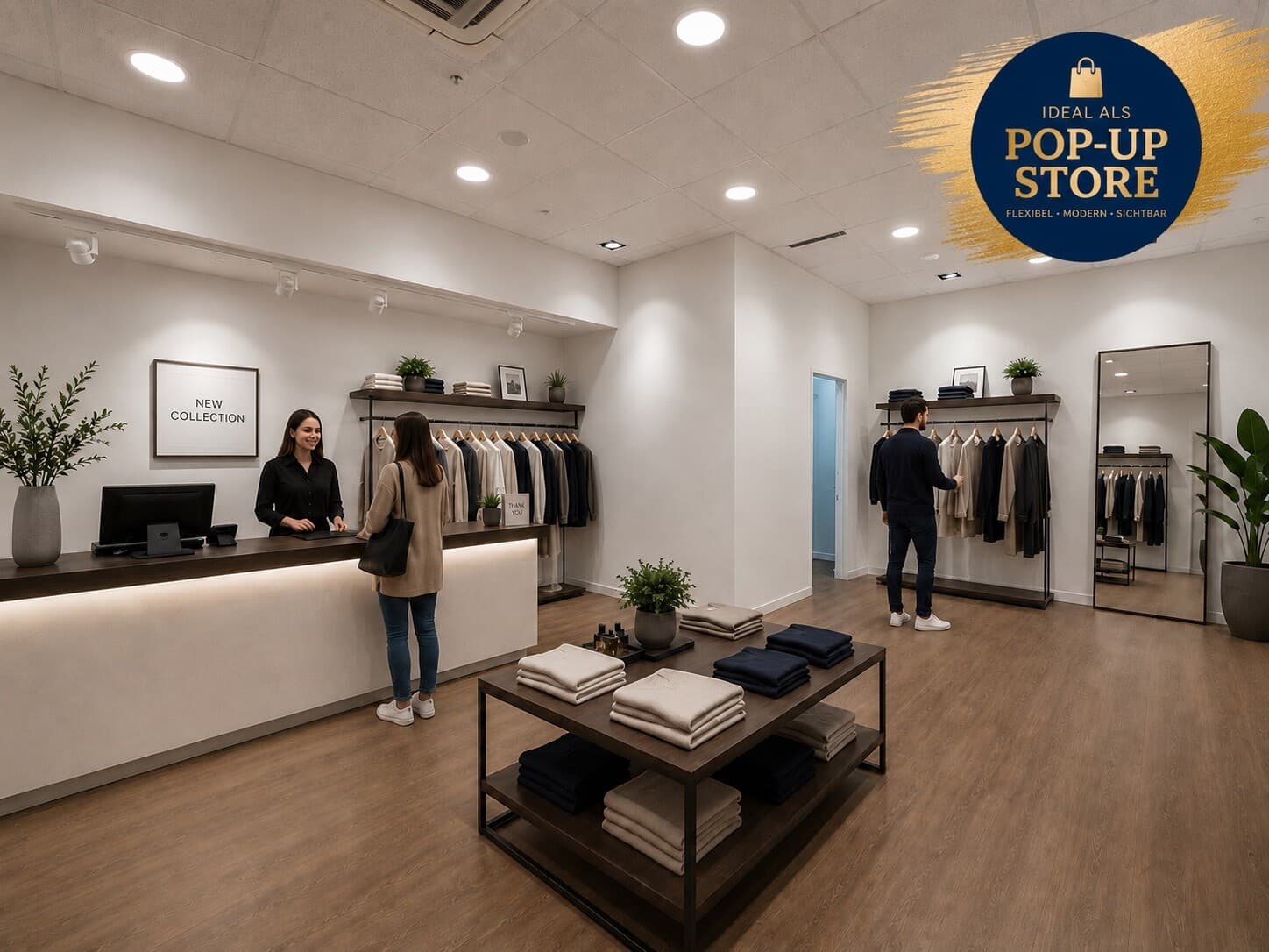 KOMPAKTE VERKAUFSFLÄCHE IM KREFELDER SCHWANENMARKT ZU MIETEN! IDEAL AUCH ALS POP-UP STORE!