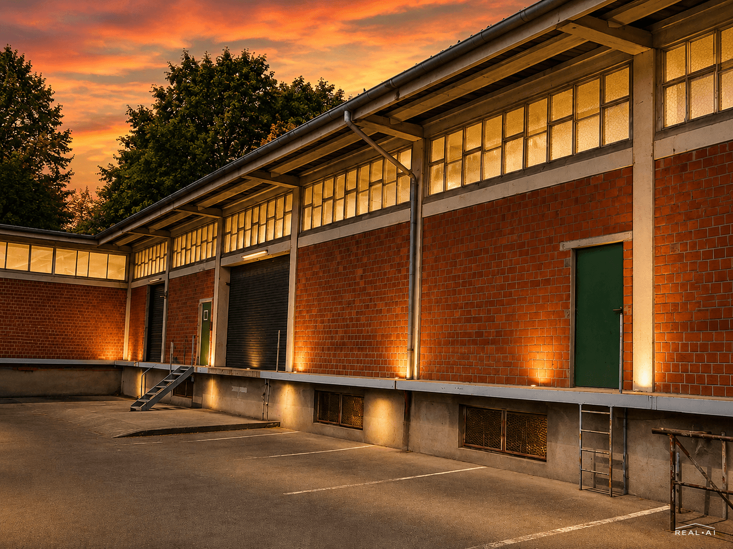 Halle 500m² mit Rampe auf der Gladbacher Str. in Krefeld