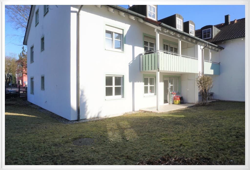 Erding-City- 3 Zi. mit Garten u. EBK in zentraler Lage