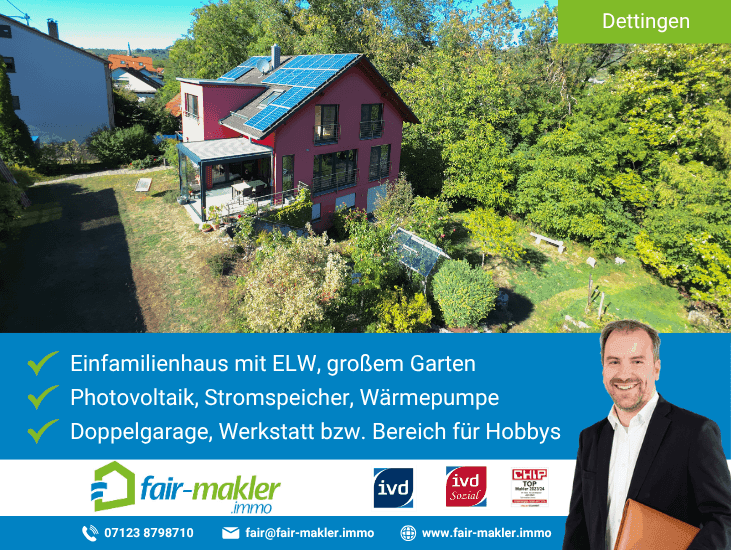 FAIR-MAKLER: Zentral wohnen. Großzügig leben. Ungestört genießen.