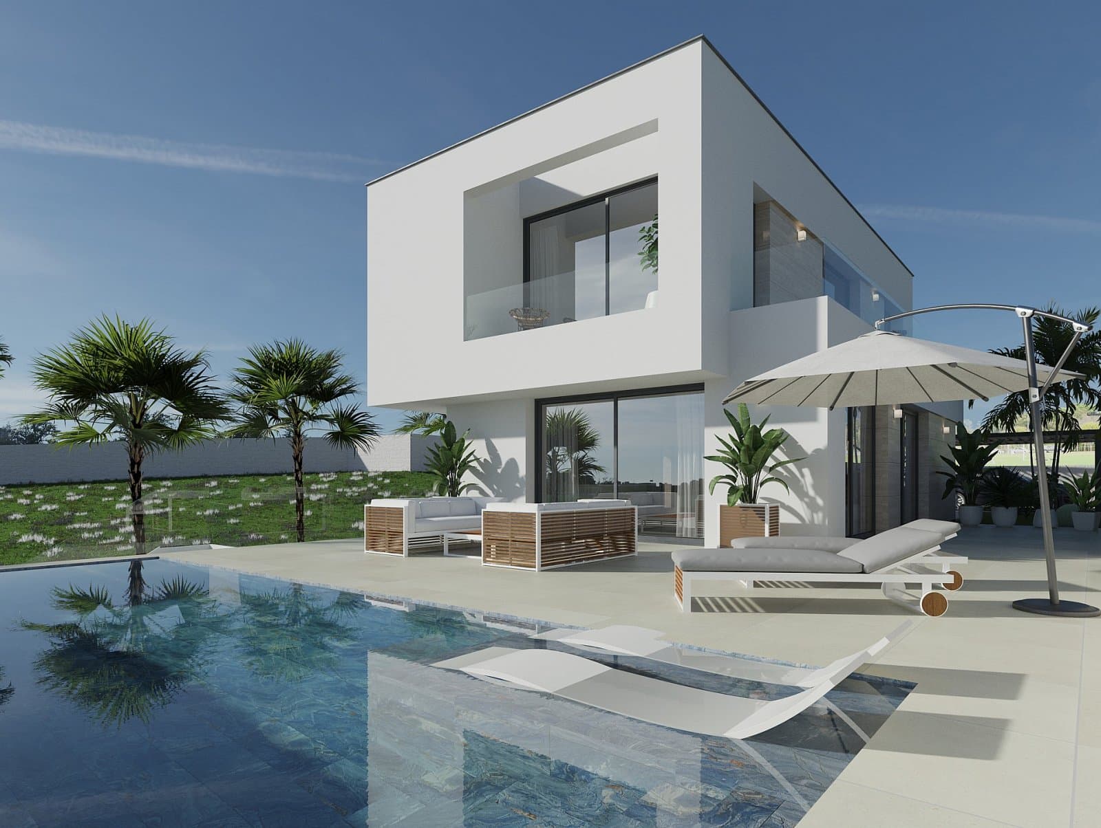 Exklusive Designvilla mit eigenem Pool