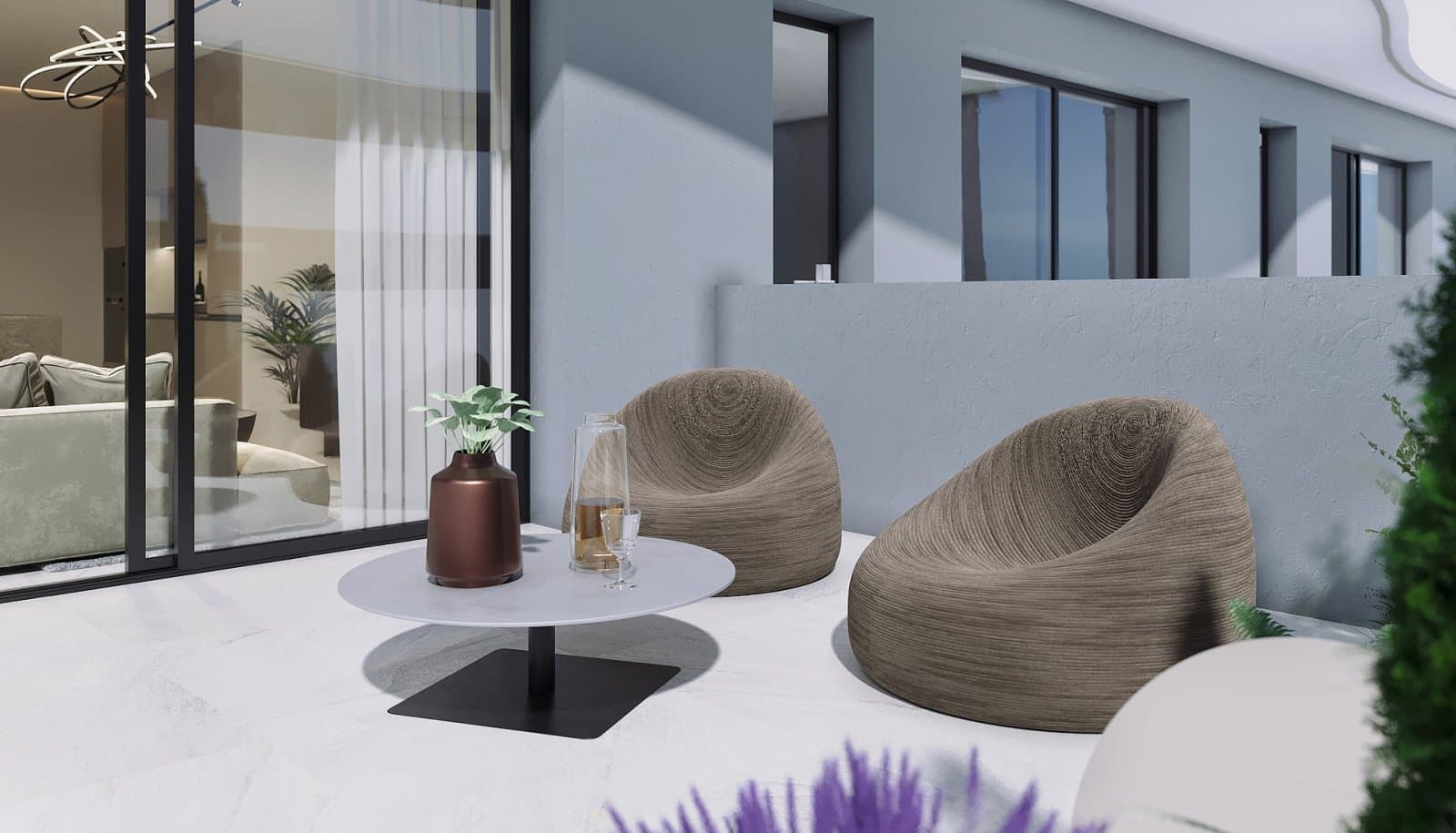 Stilvolles Wohnen mit Pool und Spa