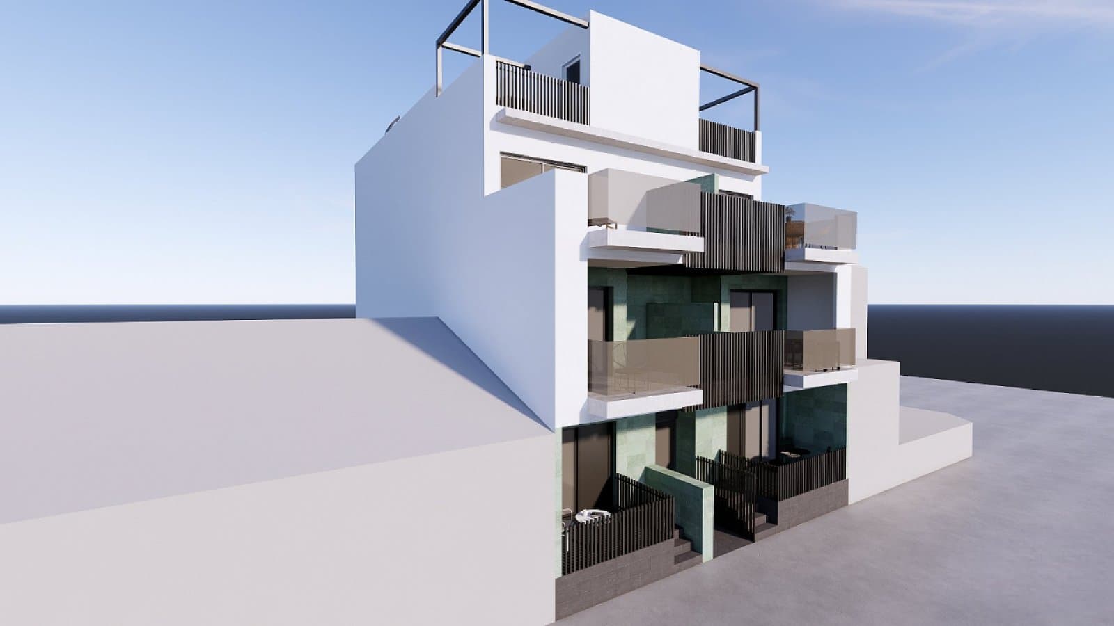 Luxusapartment mit Terrasse und Dachpool
