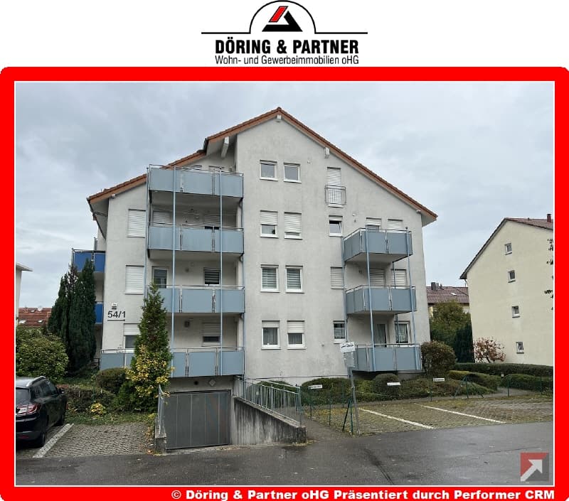 Charmante 2-Zimmer-Eigentumswohnung mit zwei Balkonen in attraktiver Lage von Heilbronn