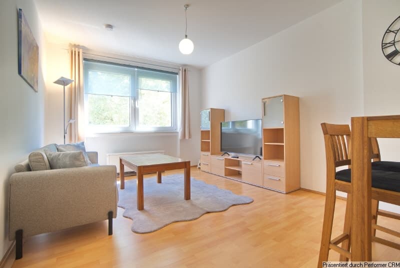 Möblierte 2-Zimmer-Wohnung in Düsseldorf-Derendorf, Nähe HSD und S-Bahn