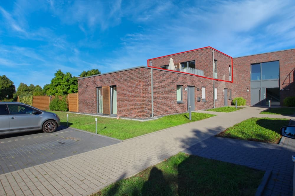 Vermietete Wohnung mit Dachterrasse und energieeffizienter Ausstattung (A+) in Hoogstede