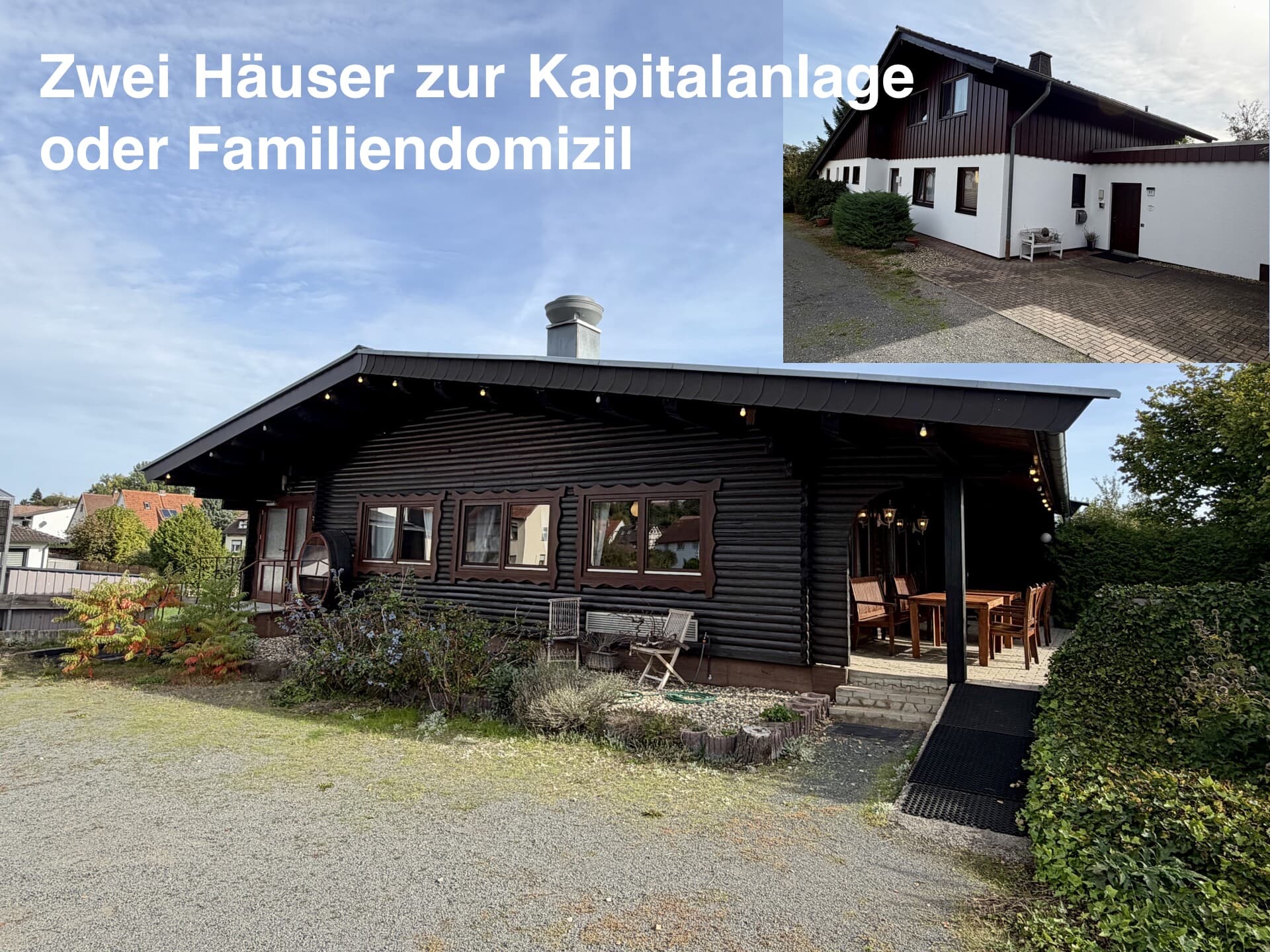 Zwei Häuser als Kapitalanlage oder Familiendomizil! KEINE KÄUFERPROVISION