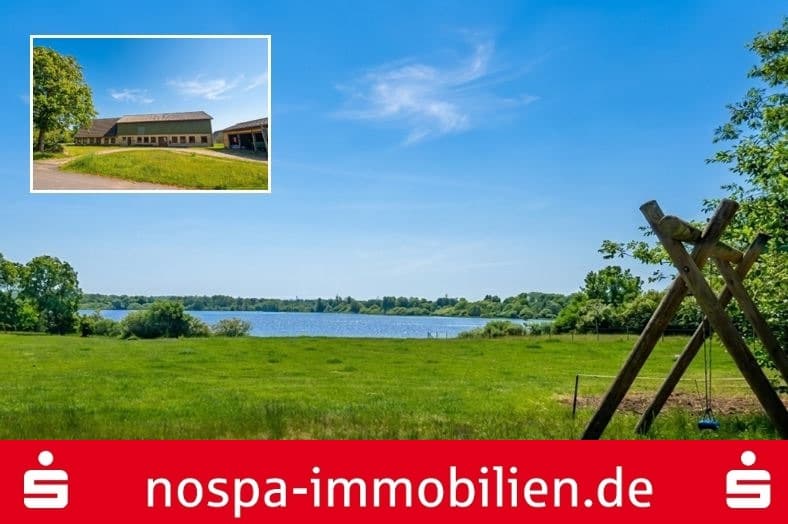 Historisches Landhaus mit Seeblick und zwei Wohneinheiten bietet großes Entwicklungspotenzial