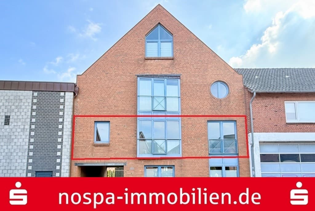 Urban wohnen mit kurzen Wegen: 2-Zimmer-Eigentumswohnung im
1. Obergeschoss mit PKW-Stellplatz