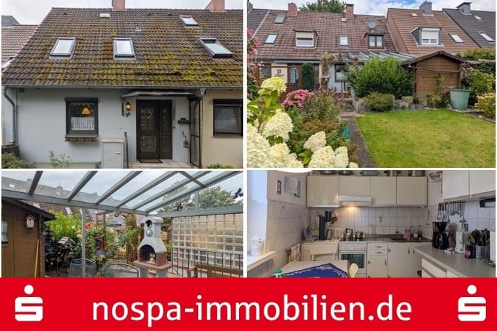 Kleines vollunterkellertes Reihenmittelhaus in ruhiger Lage von Schleswig-Nord