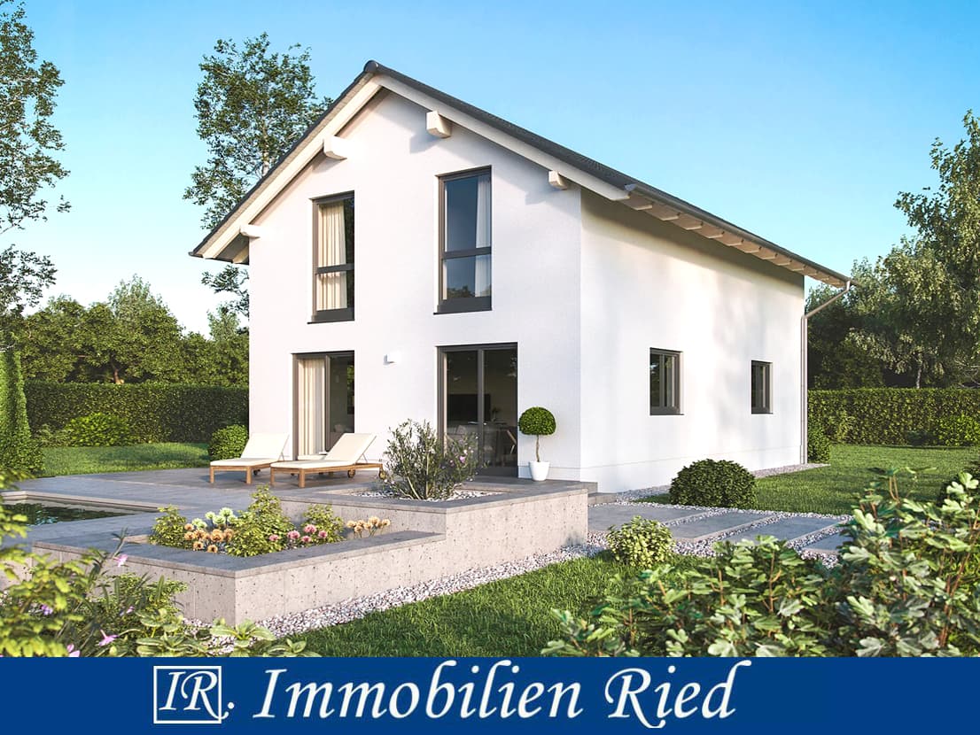 Neubau eines modernen Einfamilienhauses in Wielenbach bei Weilheim in ruhiger Wohnlage