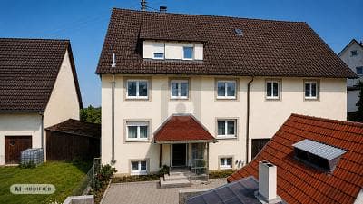 VIEL PLATZ, FAST FERTIG SANIERT