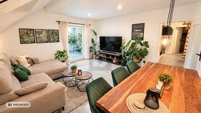 MAISONETTE-FLAIR MIT BALKON & BURGBLICK