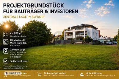 ERSCHLOSSENE PROJEKTCHANCE IN ZENTRALER LAGE